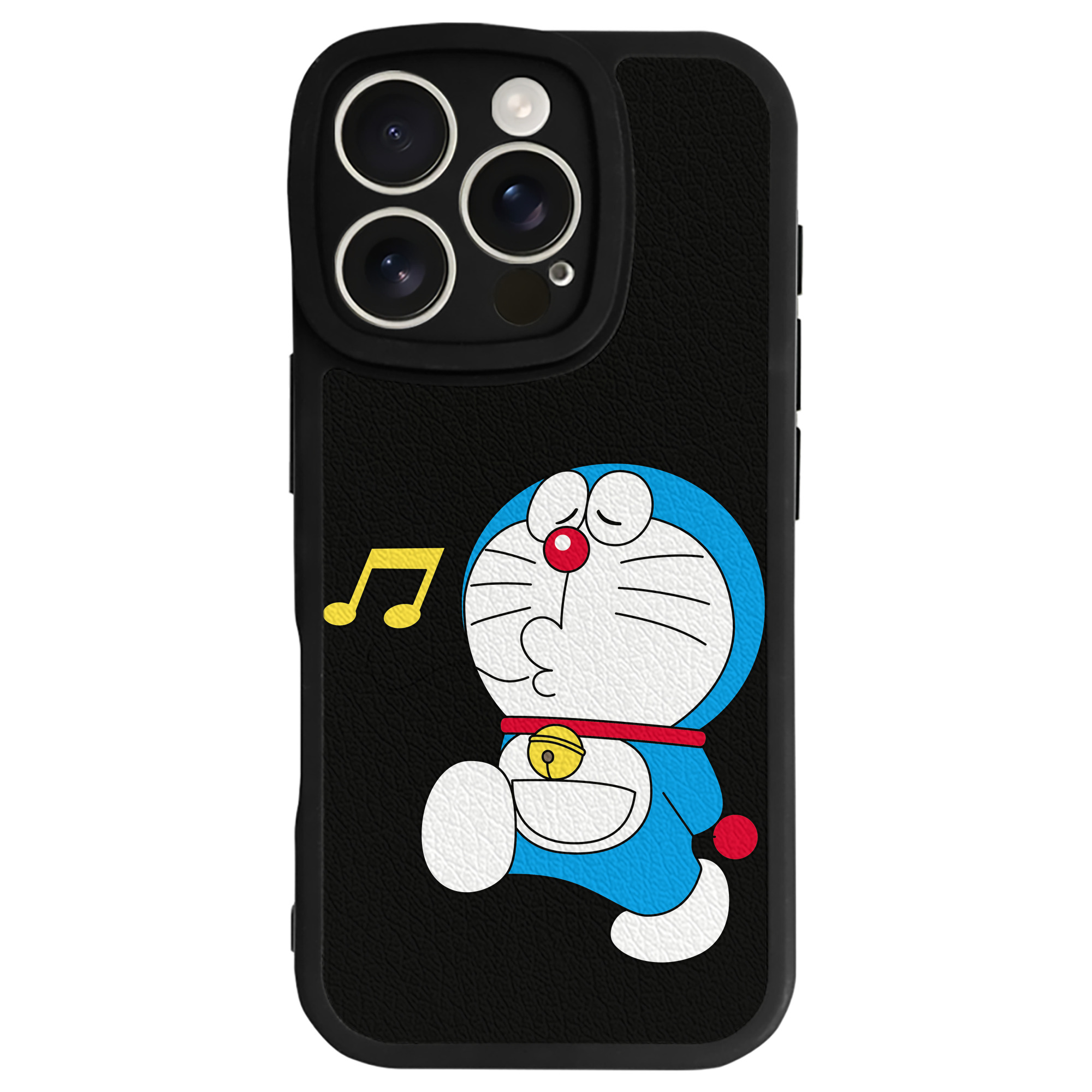 （画像用） ドラえもん Doraemon 【iPhone 16シリーズ対応】シリコンスマホケース（レザー調） 材質：シリコン